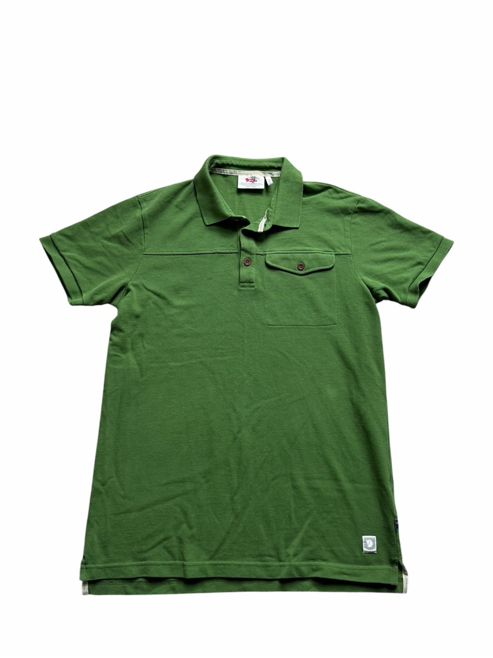 Fjallraven Men’s Greenland Pique Polo Shirt Size Large Green Summer Casual
